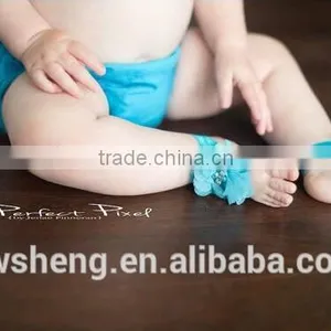 Wholesale Foot Flower Chiffon Accessories Foot Ornaments Baby Photography Shooting Props Baby Pearl Foot Flowers thumbnail-2