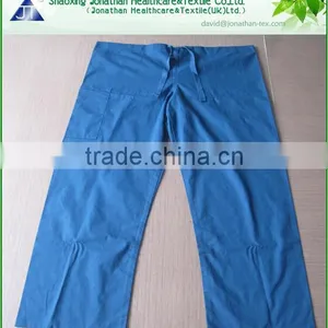 Unisex Men/Women Natural Uniforms Medical Hospital Nursing Scrub Set Top & Pants thumbnail-2