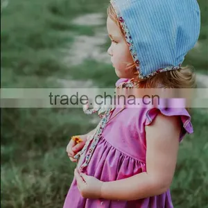 Tie Back Girls Dress Kids Clothing Wholesale Party Baby Girls Dresses Long Dress thumbnail-6