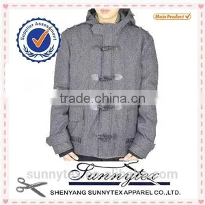 2016 Fake Horn Rib Woolen Jacket thumbnail-1