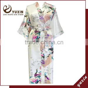 Ladies' Bridesmaid Robes For Wedding Japanese Satin Robes PC098 thumbnail-1