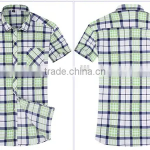 Broken Beautiful Han Edition No-iron Shirt Grid Business Cotton Printed Shirt Tide Men Leisure Long-sleeved Shirt thumbnail-2