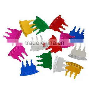 PVC Confetti Party Decoration Birthday Cake At Random thumbnail-1