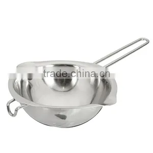 1Pc Stainless Chocolate Melting Pot Butter Milk Pouring Bowl Kitchen Bakery Baking Mixing Tools Helper Gadgets Bakeware thumbnail-3
