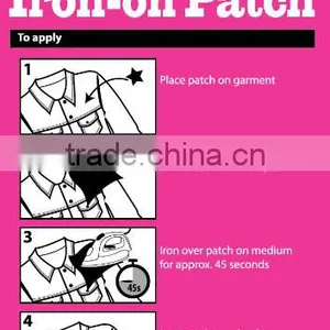 Mini Color Iron on PU Patches Heat Press Patches Fabric Patch thumbnail-2