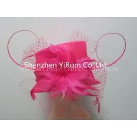 YRSM14187 Sinamay Hat,occasion Hat, Church Hat,race Hat,bridal Hat thumbnail-1
