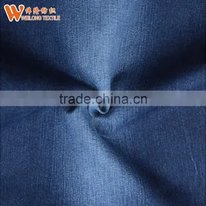 Apparel Indigo Blue Jeans Fabric Cotton Stiff Hand Denim Fabric Prices Wholesales thumbnail-1