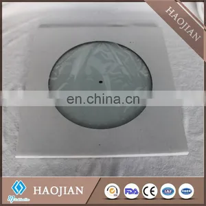 China Home Decor Wholesale Sublimation Blanks Glass Alarm Clock Wall Clock thumbnail-4