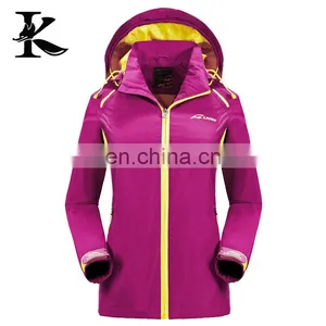 New Hooded 100% Polyester Light Weight Waterproof Jacket thumbnail-2