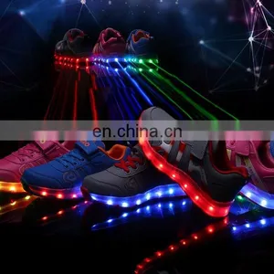Latest AIR Led Light up Shoes Children Kids Led Shoes Sneakers Wholesale Footwear thumbnail-2