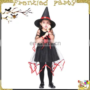 Kid Halloween Witch Fancy Party Costume thumbnail-1