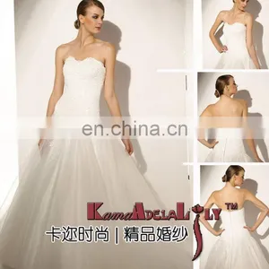 EB973 Tulle and Lace Wedding Dress Pretty and Attractive Wedding Gown Ball Gown Bridal Dress thumbnail-1