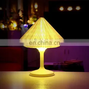 Color Changing Shape Changing USB Desk Lamp Rechargeable LED Table Lamp, Paper Folding Night Light, Bedroom Party Bedside Lamp thumbnail-5