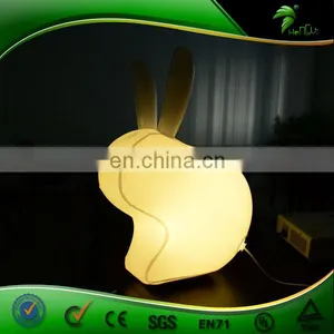 Giant LED Inflatable White Rabbit Events In Stage Decoration For The Party Event Party Supplies Night Club thumbnail-3