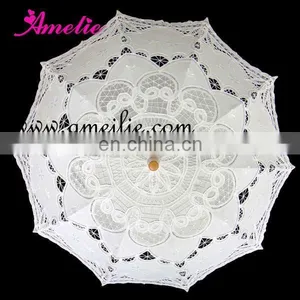 Spring Free Promotion Home Use White Parasol thumbnail-1
