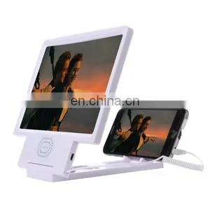 Mobile Cell Phone Eyeshield 3D Enlarged Screen Holder Mobile Phone Video Frequency Amplifier With Speaker for Iphone6S thumbnail-1