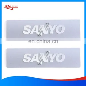 Silver Diamond Cut Aluminum Logos for SANYO thumbnail-6