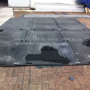 HDPE Ground Protection Mat Road Mat Plate Black 12.7mm thumbnail-2