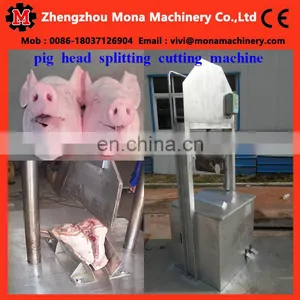 Pig Head Splitting Cutting Machine for Pig Slaughterhouse Plant(skype:monamachinery) thumbnail-3