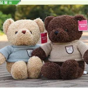 Cute Plush Teddy Bears Plush Teddy Bears Wholesale Pink Blue Gray thumbnail-1