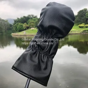 Golf Club Headcover for Wood 1 3 5 ,PU Leather Golf Wood Head Cover thumbnail-2