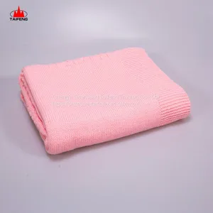 100%acrylic 100%cotton 100%wool Cable Knit Throw Blanket, With Back Lambswool thumbnail-5