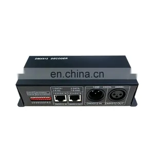 3 Channels DC12V-24V DMX 512 Decoder LED Controller For RGB Strip Lights thumbnail-3