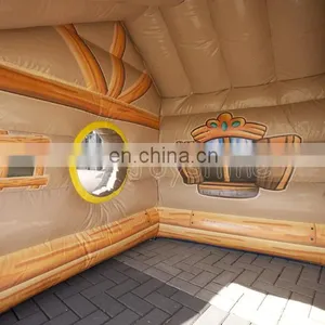 Western Theme Inflatable Barrier Go Karts Racing Game Outdoor Inflatable Speedway Race Track thumbnail-6