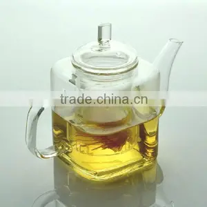 500ml Double Walled Glass Teapot With Filter thumbnail-1