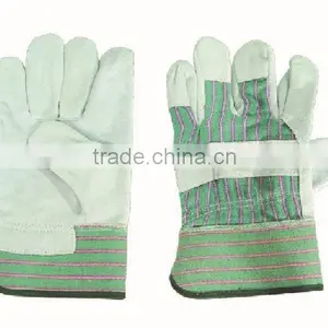 Top Quality Full Palm EN388 Leather Work Glove Safety Glove thumbnail-5