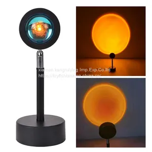 Factory Wholesale Indoor Living Room Bedroom Decoration Light Sunset Projection Lamp thumbnail-1