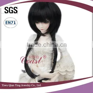 Red Wine Color Adorable Baby Doll Hair Wigs Many Color Can Made thumbnail-2