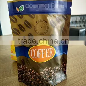 Stand up Coffee Pouch Laminated Plastic Customer Printing Coffee Bag thumbnail-1