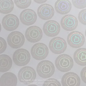 Transparent Holographic Security Label Hologram Label Laser Sticker thumbnail-4