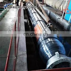 Highly Flexible Fuel Single Carcass One End Reinforced Submarine Marine Industrial Rubber Oil Discharge Hose thumbnail-4