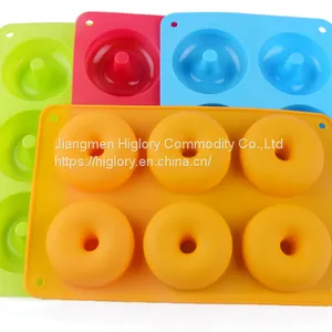 Heat Resistant 6 Cavity Silicone Baking Muffin Cake Mold Donut Caking Mold thumbnail-5