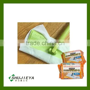 Dry Electrostatic Spunlace Nonwoven Floor Wipes for Mop thumbnail-1