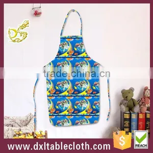 Household Waterproof Anti Oil Cartoon Graphic Pvc Kitchen Apron thumbnail-1