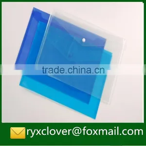 High Quality OEM PP Plastic Button Closure Document Bag thumbnail-5