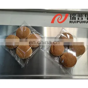 Automatic Cake/Bread/Bun Horizontal Pillow Type Flow Pack Machine Food Packaging Line thumbnail-3