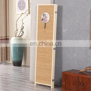 4 Panels Bamboo Room Dividers Chinese Antique Style Wood Room Divider Decorative Interior Screens & Room Dividers thumbnail-2