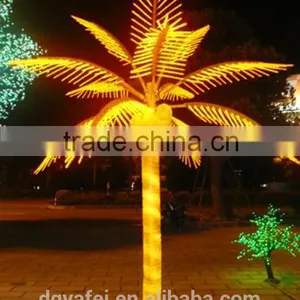 2015 YF Outdoor & Indoor Cheap Products LED Artificial Plastic Palm Tree Lighted Trees Wholesale thumbnail-6