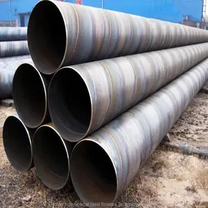 Carbon Steel Helical Seam Pipe Spiral Welded Steel Tube SSAW Carbon Steel for Construction thumbnail-1