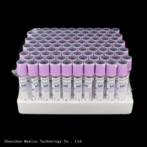K2/K3 EDTA Tube Disposable Medical Vacuum Whole Blood Collection Tube With Purple Cap thumbnail-4