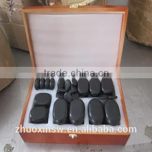 Wholesale OEM Massage Stone in Wooen Box thumbnail-1
