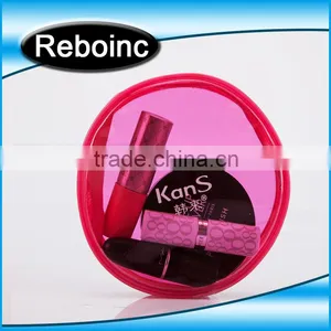 Piping Pvc Round Bag Customized Round PVC Packing Bag,coin Purse With Nice Priniting thumbnail-1