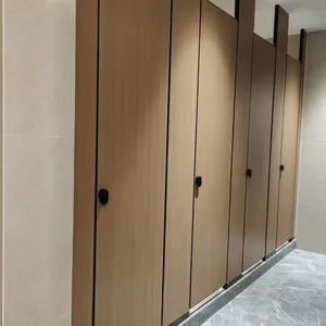 Modern Sports Center Floor Ceiling Mounted Modular Toilet Partitions Divider Cubicle Commercial Bathroom Partition Public Spaces thumbnail-1