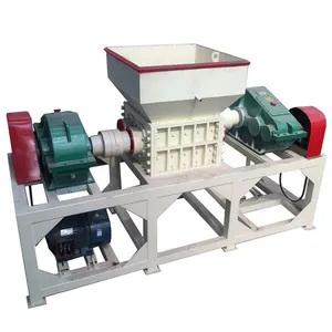 Automatic Double Shaft Shredder With PLC Control for Plastic Waste Management thumbnail-5