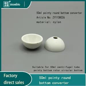 Centrifuge Rotor 50ml Tip Round Bottom Converter, 50ml Flat Bottom to Tip Bottom Adapter thumbnail-1