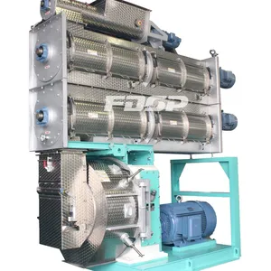 High Capacity Big Ring Die 15-25tph SZLH678a2 High Grade Feed Pellet Mill thumbnail-1